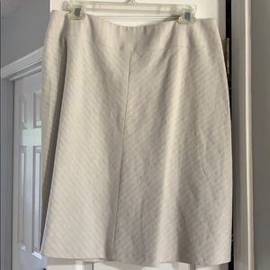 Antonio Melani light gray dressy skirt